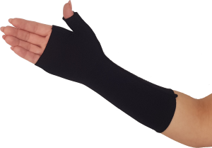 Compression sleeve for scar treatment: with thumb PR-S (long model)